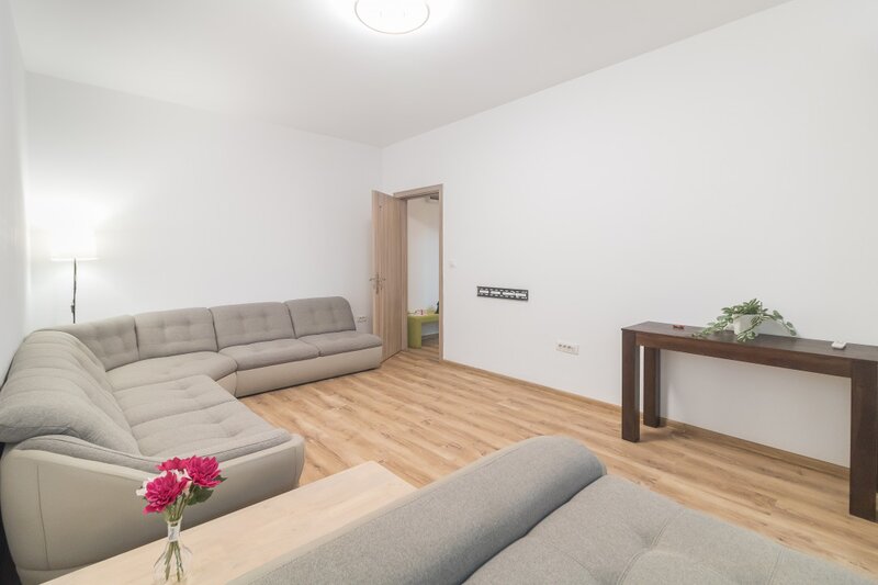 Str. Luica ap. cu 2 camere, et. 2/4, bloc 2018, gata de mutat. 0% Comision!