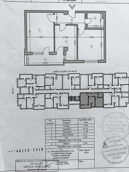 Str. Luica ap. cu 2 camere, et. 2/4, bloc 2018, gata de mutat. 0% Comision!